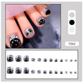 24PCS Presse sur les ongles faux toeNails