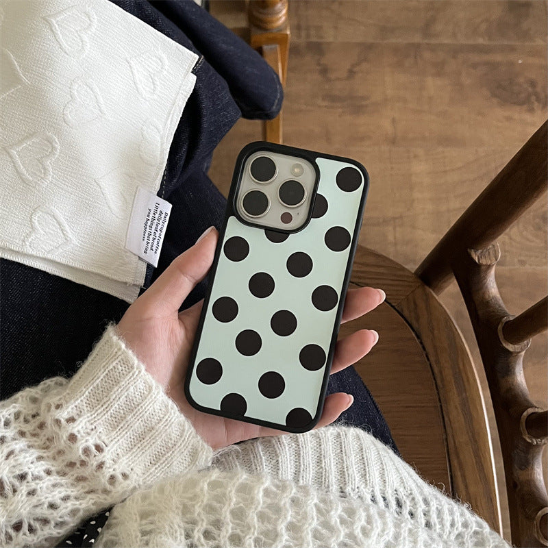 Coque de téléphone simple Dot Diamond résistant à la goutte