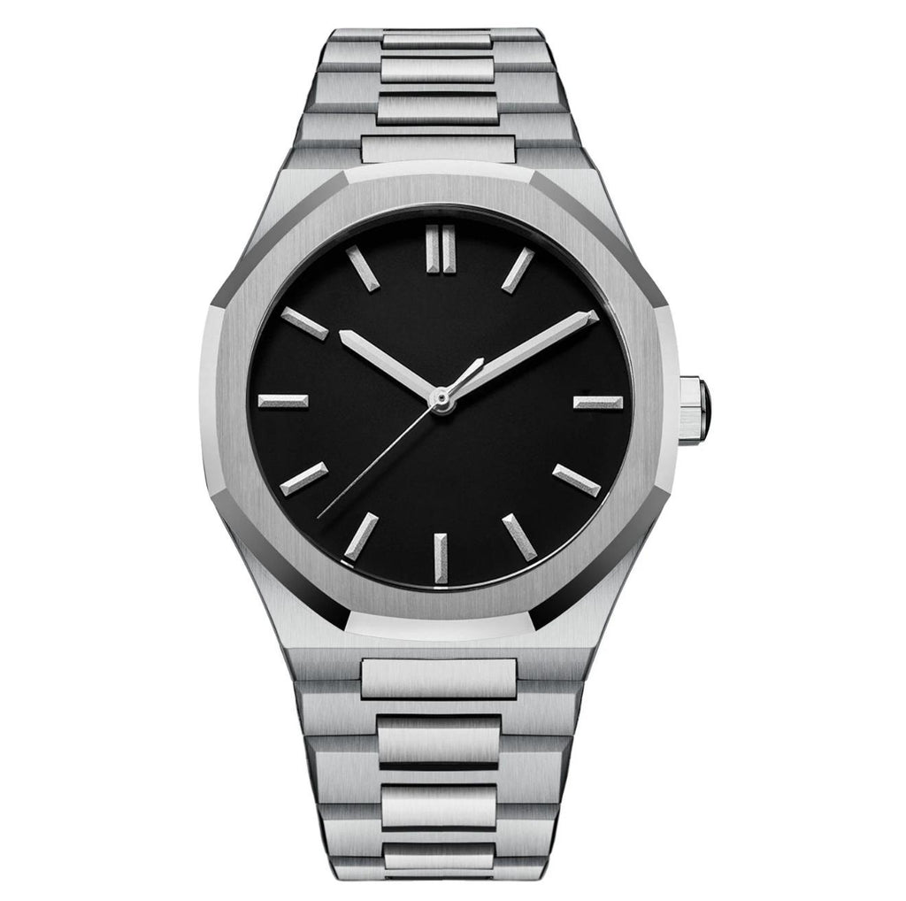 Mouvement Quartz Montres homme carrées deux pièces étanche