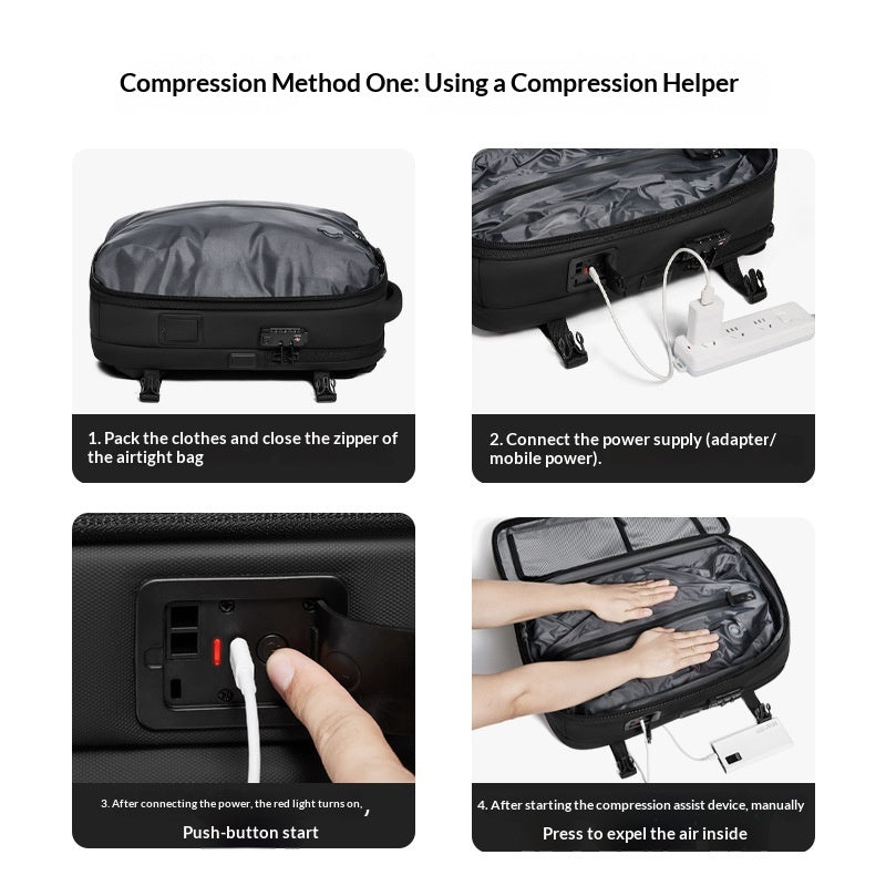Men's Packable Backpack Large Capacity Travel Bag