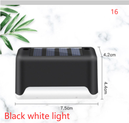 Mise à niveau de lampe solaire LED étanche lumières de pont solaire Solar Step lumière extérieure pour Pat