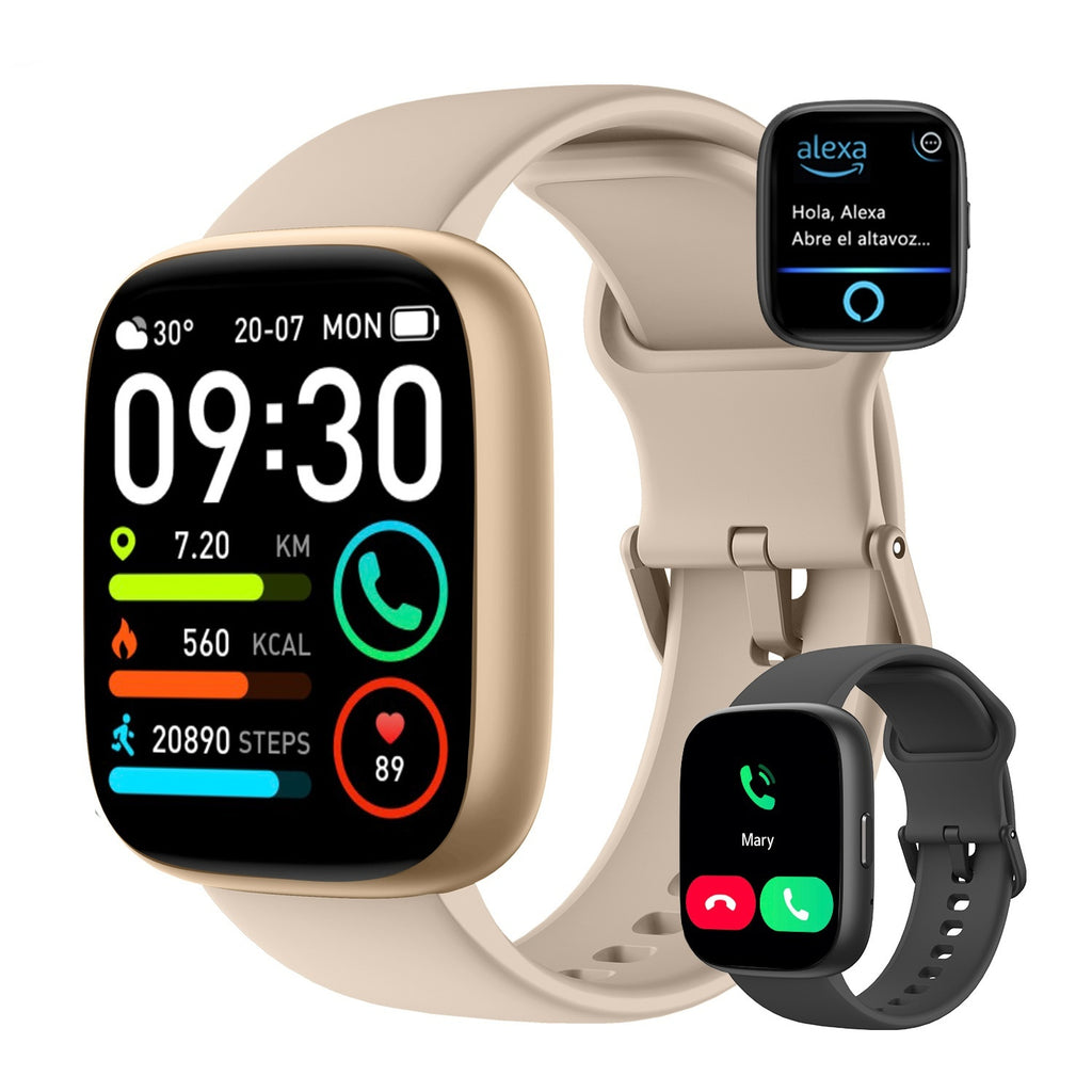 Femmes Smartwatch soutient la surveillance de la fréquence cardiaque et de la pression artérielle