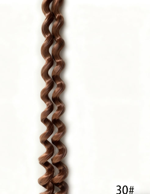 24in150g Italie boucles Deep twist boho boucles Crochet cheveux