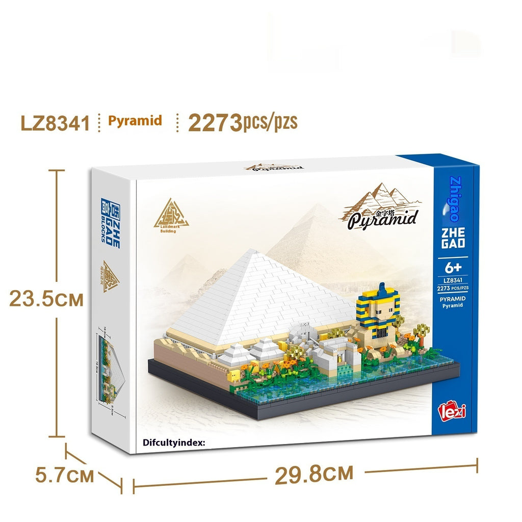 Pyramide Ancient Architecture Model Micro Diamond Particle Building Blocs Haute Difficulté