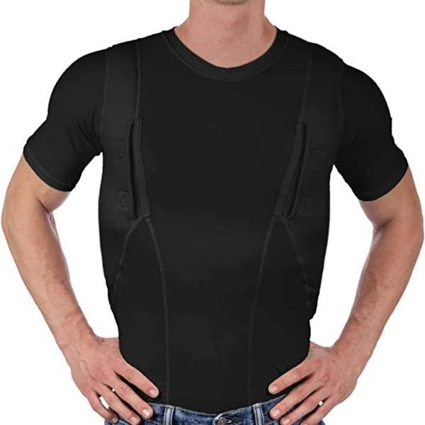 T-shirt trois dimensions pour homme Tissu de mesh ultra mince Spandex conçu pour le confort et la sécurité