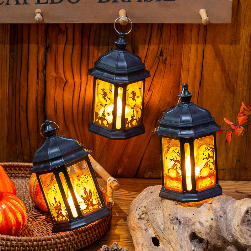 Décorations d'Halloween Kidsren Satchel Pumpkin Lanterne Halloween Atmosphère Ornaments Pen