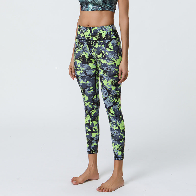 Leggings de yoga imprimés pour femmes