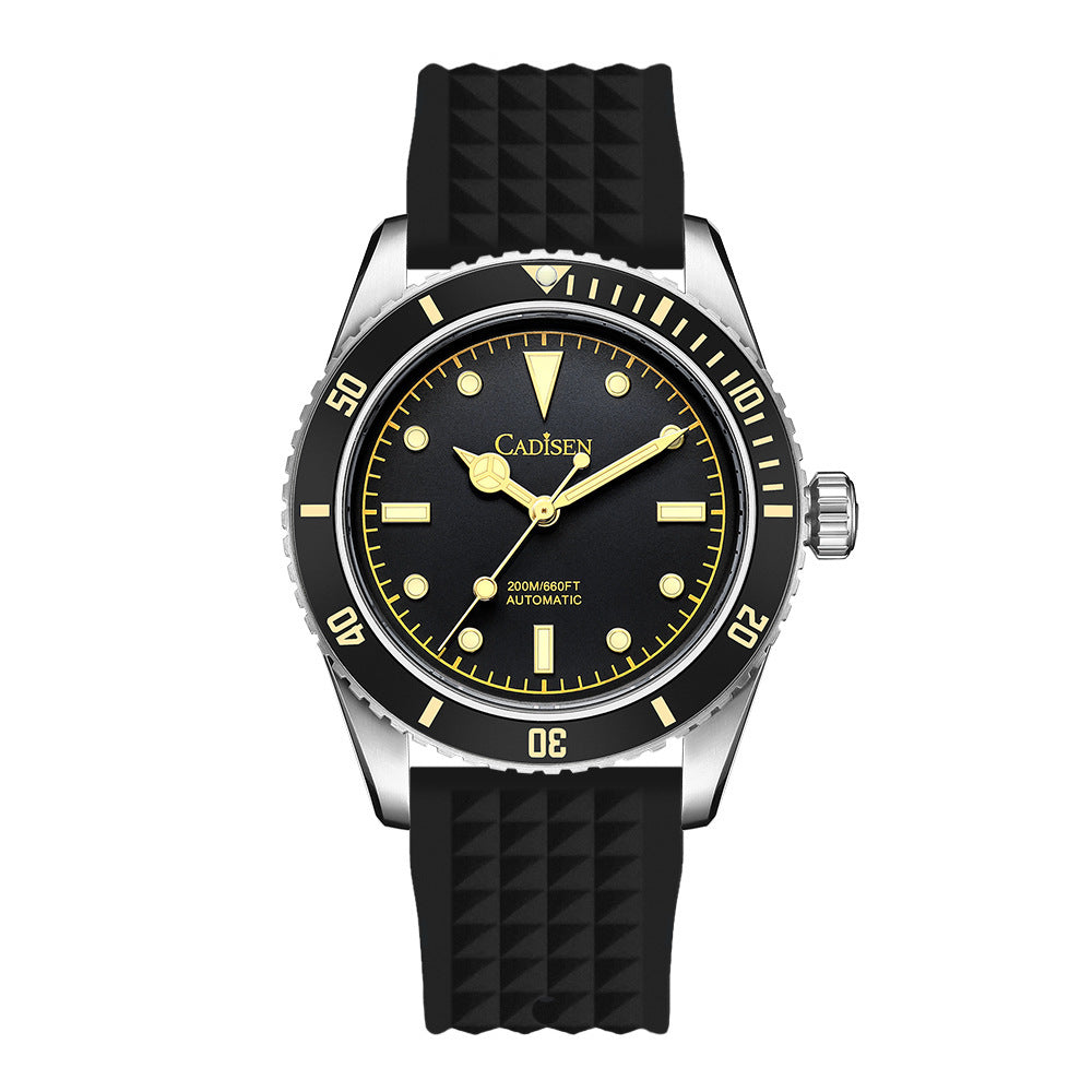 Montre mécanique de mode imperméable pour hommes