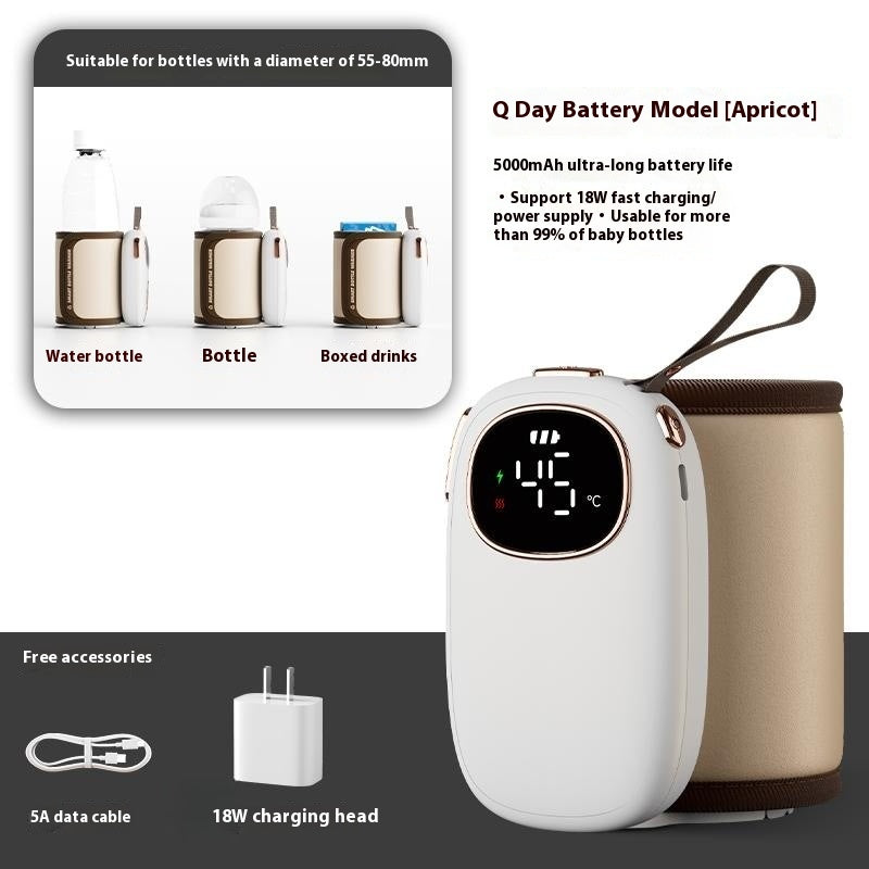 Température constante Alimentation Couverture de bouteille lait chaud lait de nuit Artifact sortir Portable Un