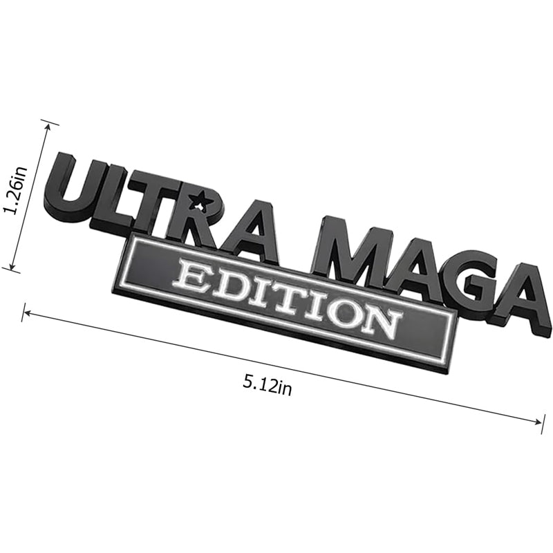 2pcs Ultra MAGA Edition Emblems