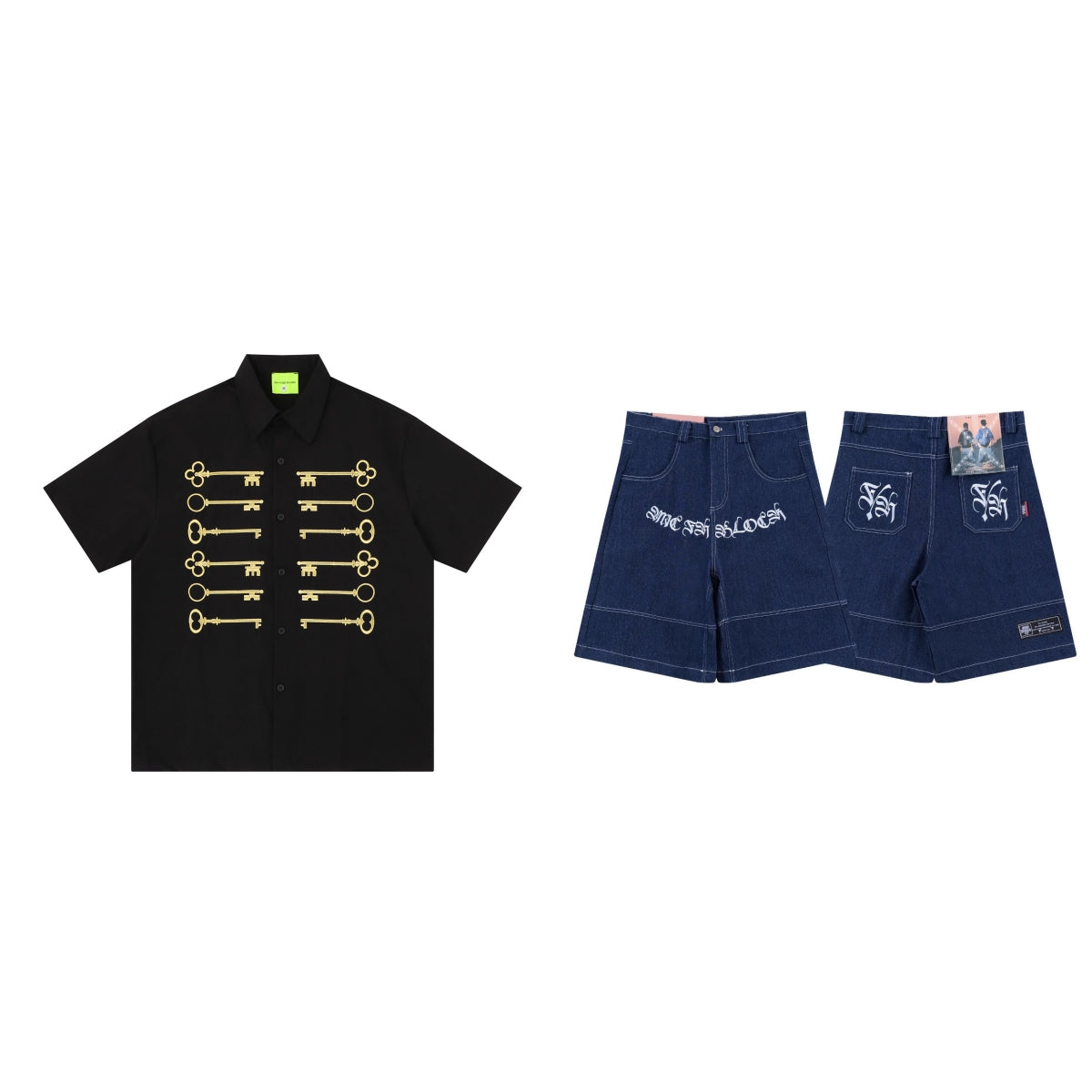 T-shirt à manches courtes rétro style américain pour le printemps et l'été