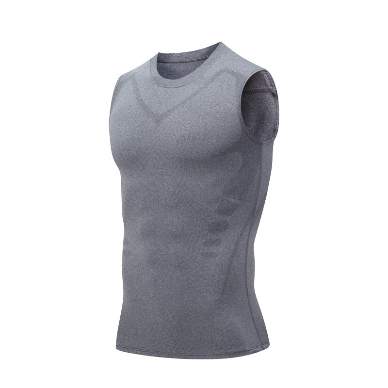Tight Vest hommes Basketball Sports Tight American Style Training Vest Base à séchage rapide El