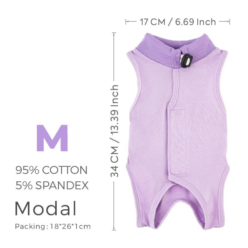 Cat Recovery Suit Cat Onesie pour les chats après chirurgie pour les blessures abdominales Cat Onesie pour Ca