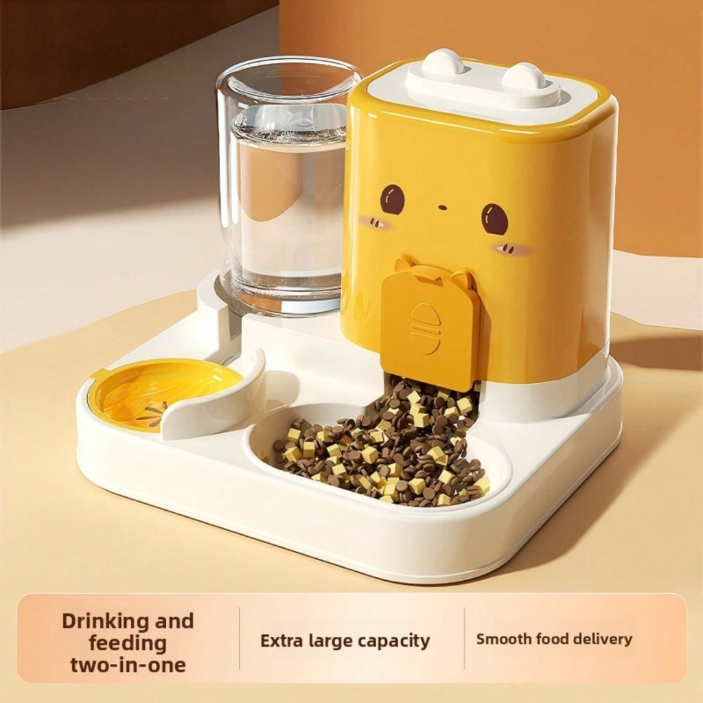2 En 1 Alimentation automatique pour animaux et distributeur d'eau