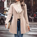 European and American Foreign Trade Hot-Selling Amazon Femmes automne et hiver Lapel Sli