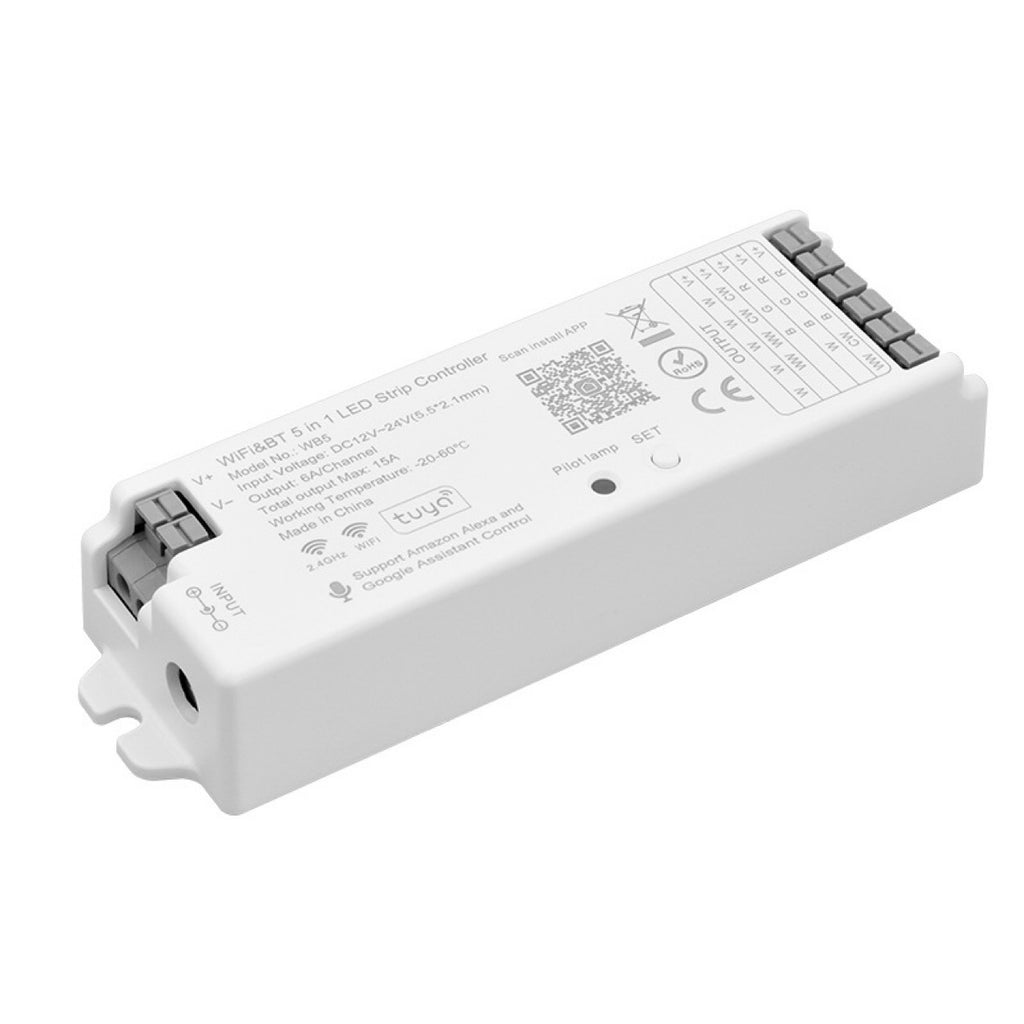 Wi-Fi Graffiti Controller 5-en-1 Tuya Controller APP pour le contrôle des téléphones portables