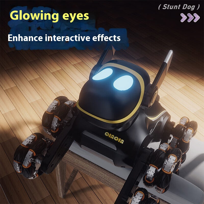 Electric Smart Robot Dog Remote Control Car Toy Voiture pour enfants Huit roues