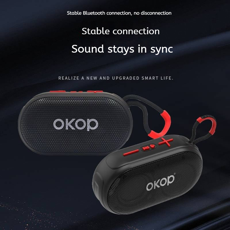 KP-813 Haut-parleur Bluetooth extérieur portable avec poignée audio basse profonde sans fil TF carte Sup