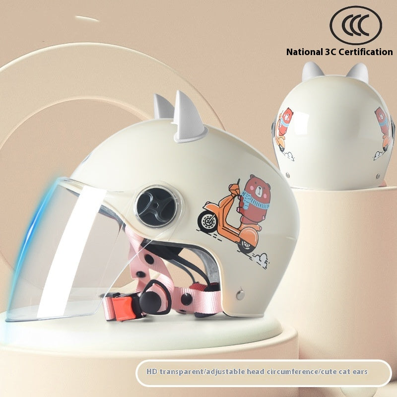 3C Certifié Casque pour enfants Garçons Summer Girls Electric Car