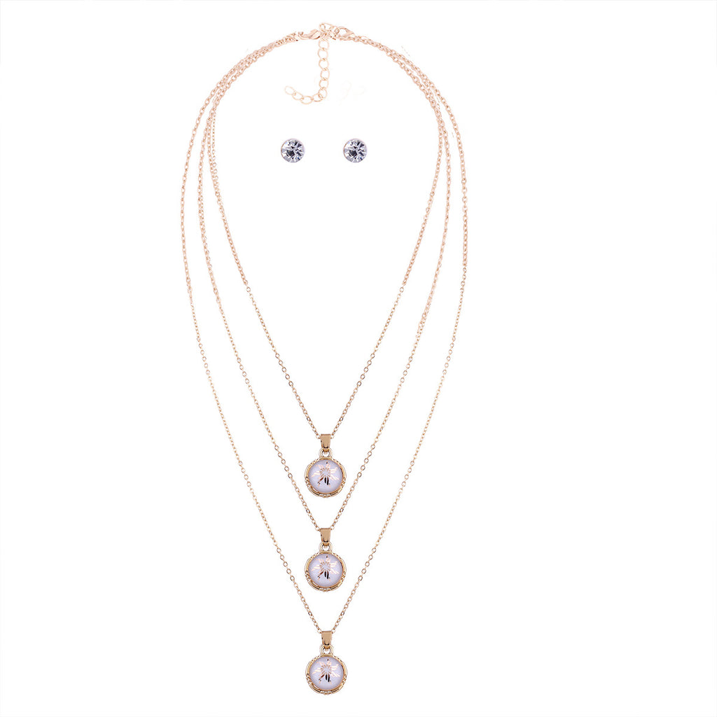 Pendentif de géométrie en alliage multicouche