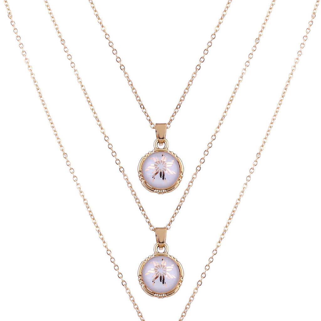 Pendentif de géométrie en alliage multicouche