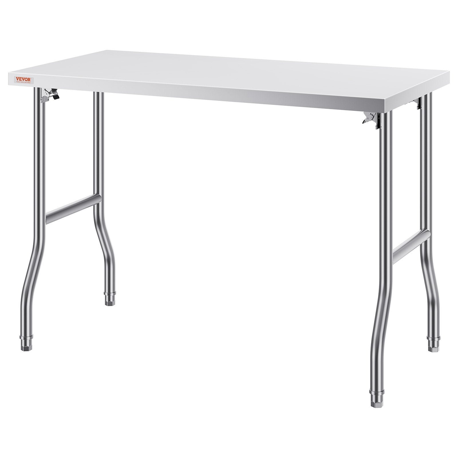 VEVOR Poste de travail commercial 48 X 24 pouces Table de préparation commerciale pliante