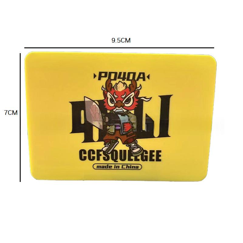 Outil d'application de film de fenêtre de voiture à double bord Gradient Squeegee en forme d'aile