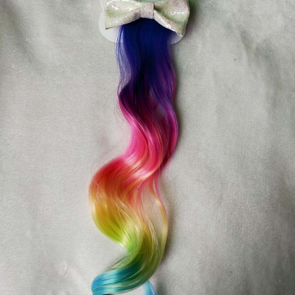 Gradient Curly Accessoires capillaires pour enfants faits à la main