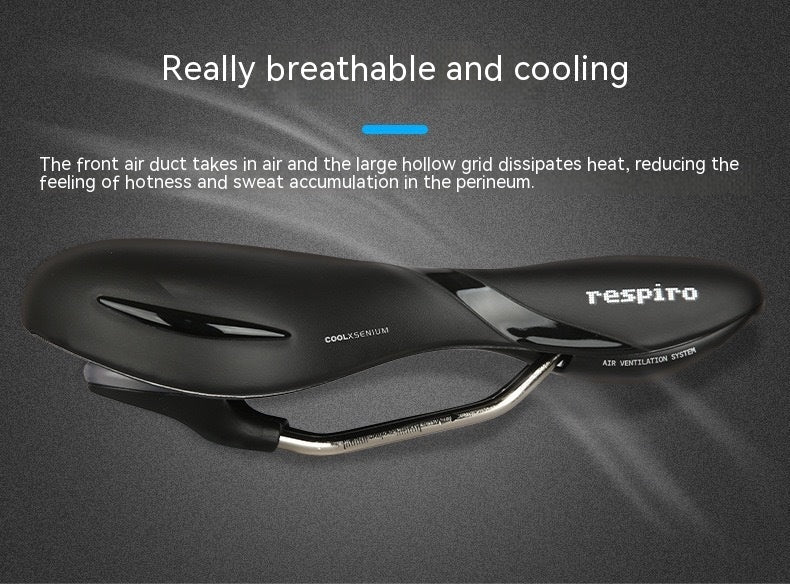 Mountain Highway Bicycle Saddle Silicone Shockproof Siège de vélo respirant