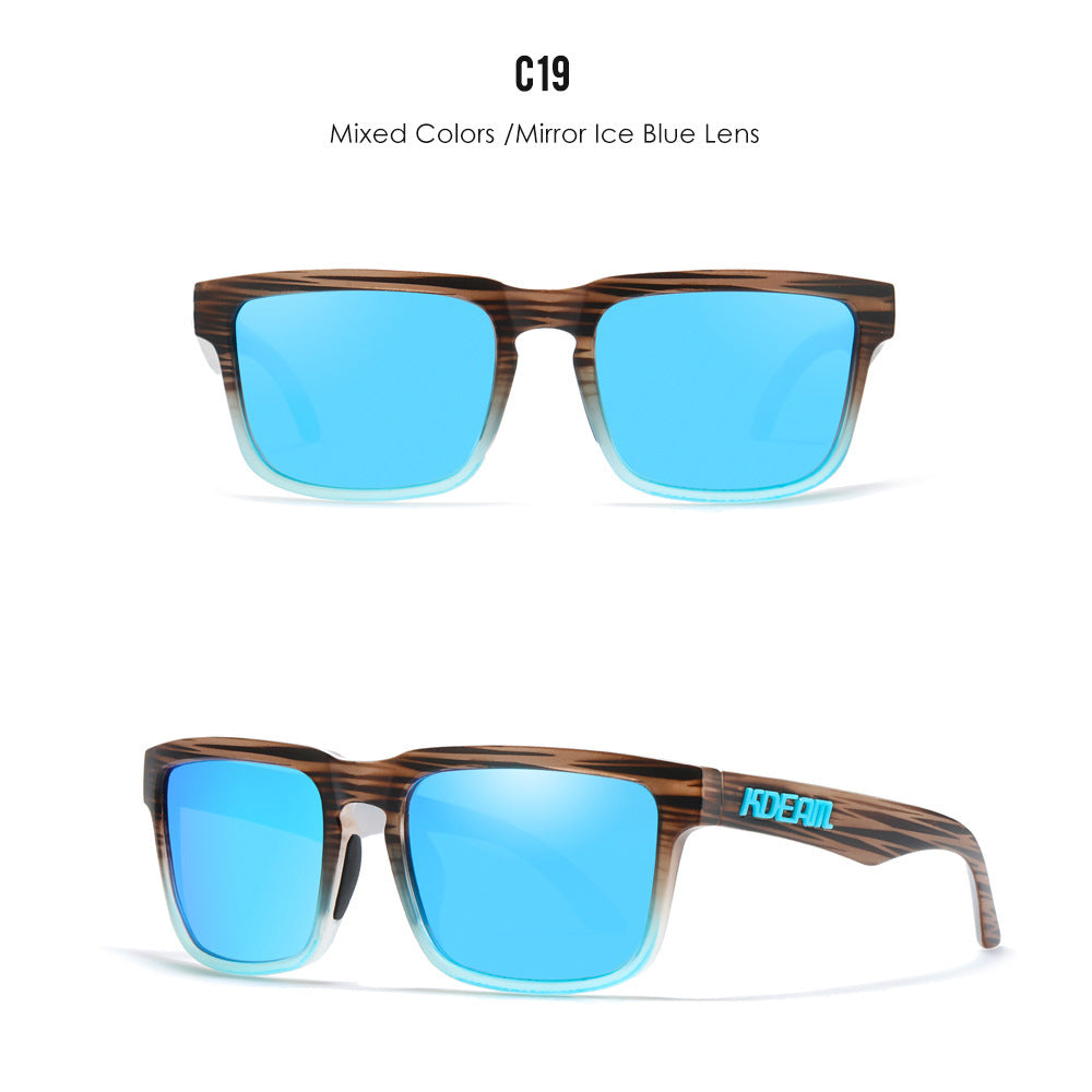 Sports de plein air Running Conduite Pêche Lunettes de soleil colorées