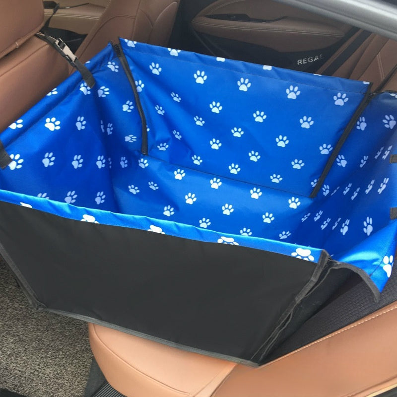 Imprimé arrière Double couche imperméable Pet Car Mat Pet Cat Dog Protection Pet Panier de suspension