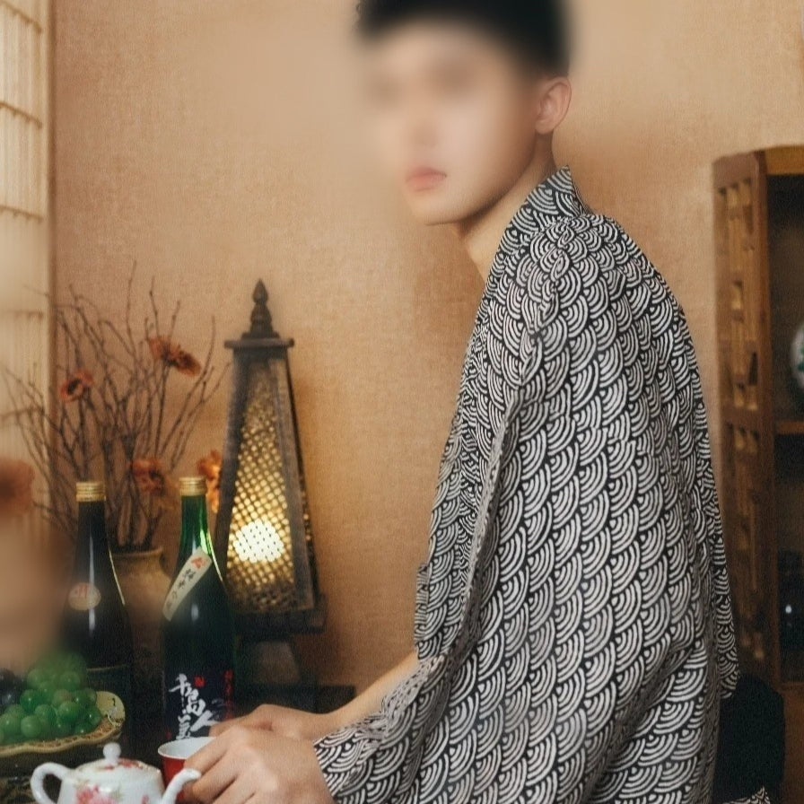 Men's formelle porter traditionnel japonais Kimono