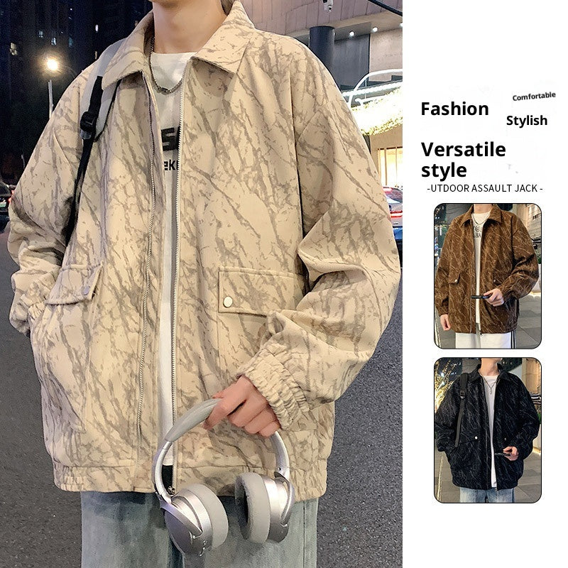 Veste décontractée polyvalente plus grande taille pour hommes