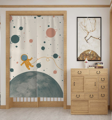 Rideaux de porte en tissu personnalisé