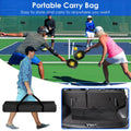 Set de filet de pickleball portable de taille de règlement 22ft Système de filet de pickle avec 4 pickleb