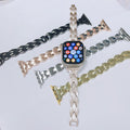Bracelet en métal massif de diamant en acier inoxydable créatif