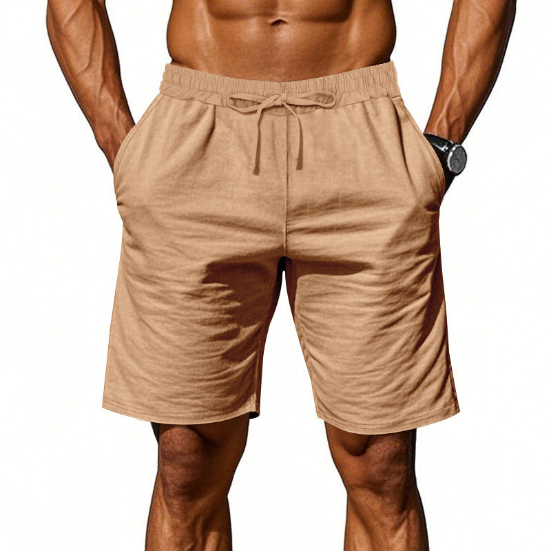 Short homme Summer Thin Beach Casual Loose Short cinq points Homme's Outer Wear