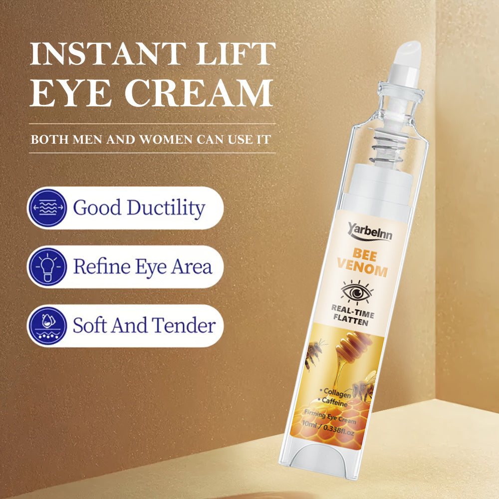 Crème pour les yeux d'abeille avec extrait de miel et collagène