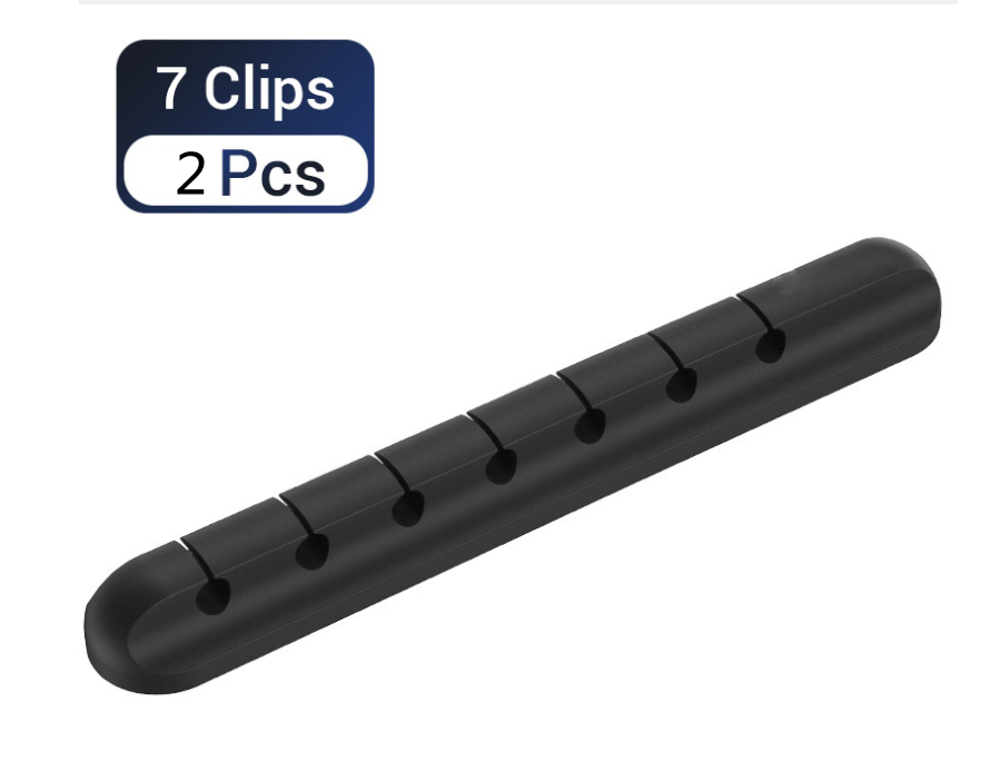 Silicone USB Câble Winder Bureau Câble Organisateur Gestion Clips polyvalents Câbles Pro