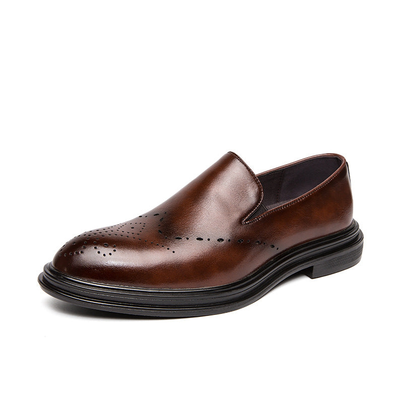 Chaussures en cuir pour hommes de grande taille
