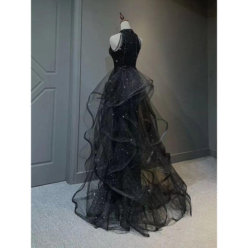 Robe de soirée noire pour femmes
