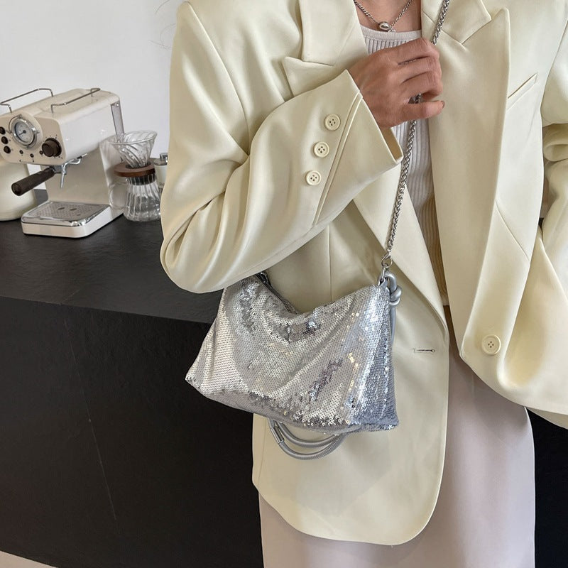 Sac à sous-bras et sac à corps en chaîne