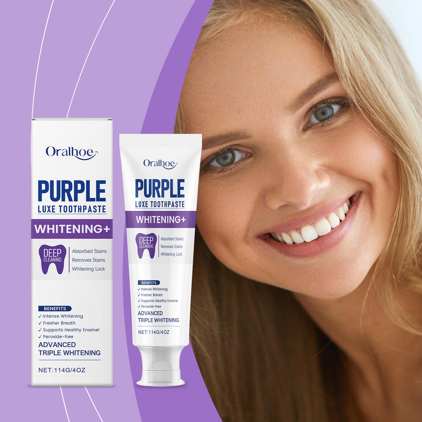 Blanchiment et brillance Dentifrice 114g-box