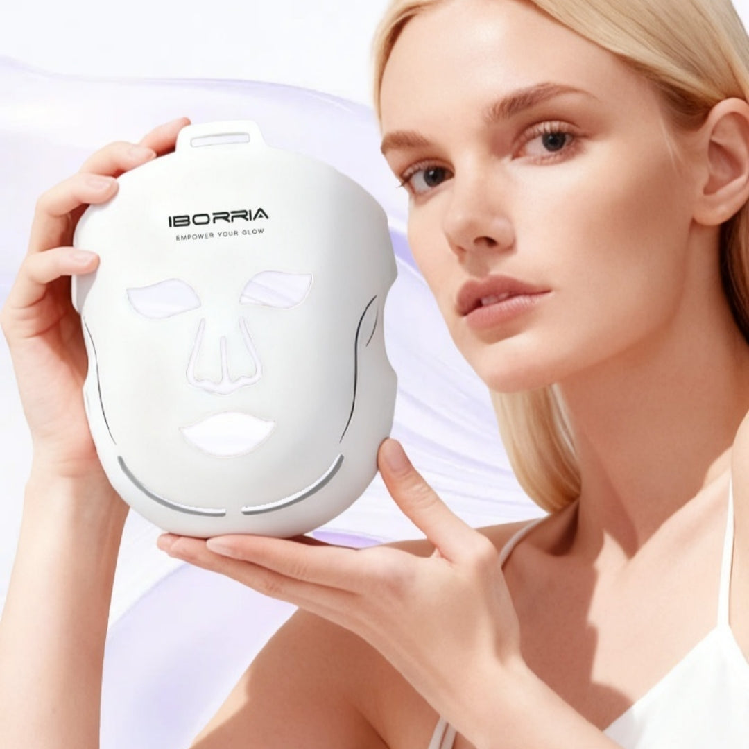 Silicone LED rouge lumière photon peau rajeunissement Photothérapie facial de beauté