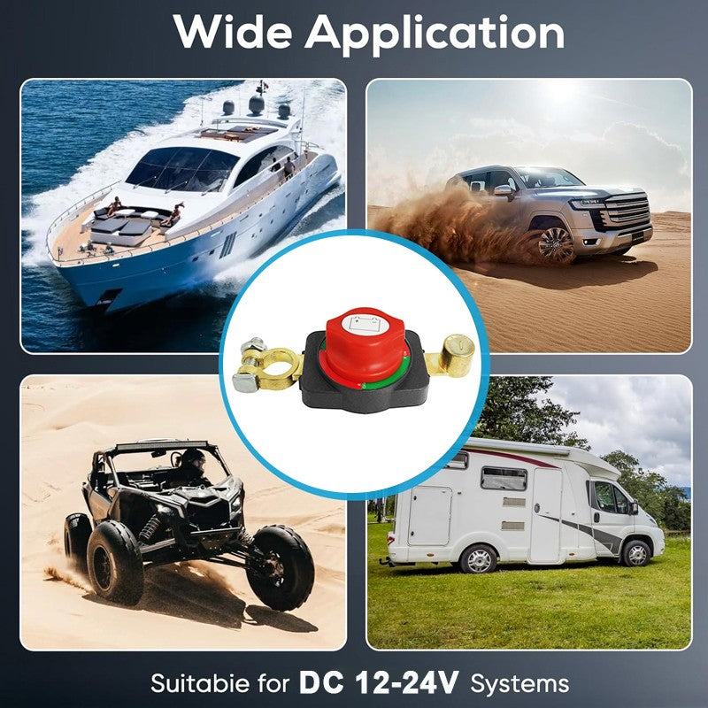12V 24V batterie de voiture déconnecter S sorcière coupé Isolator Marine camion camping-car bateau