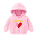 Chandail à capuche pour enfants Chandails doublés d'automne et de caricature d'hiver imprimés à manches longues T
