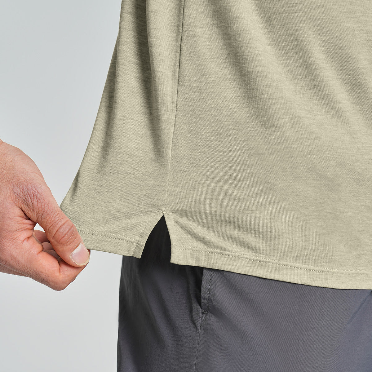 Homme sport respirant en plein air chemise à manches courtes