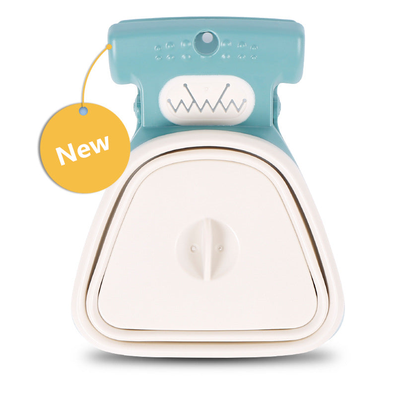 Chien Pet Travel Pooper pliable Scooper avec 1 rouleau de sacs décomposables Poop Scoop Clean Pick