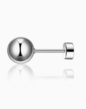 Acier Inoxydable Finition Platine Titanium Acier Barrette ronde
