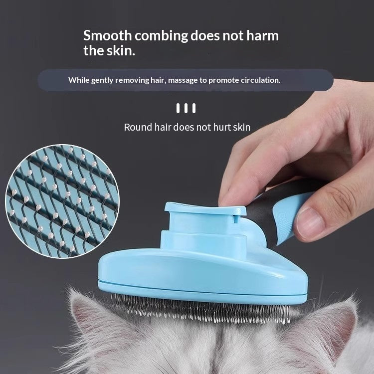 Peigne de chat pour enlever la brosse de grooming de chien en fourrure libre pour Shedding